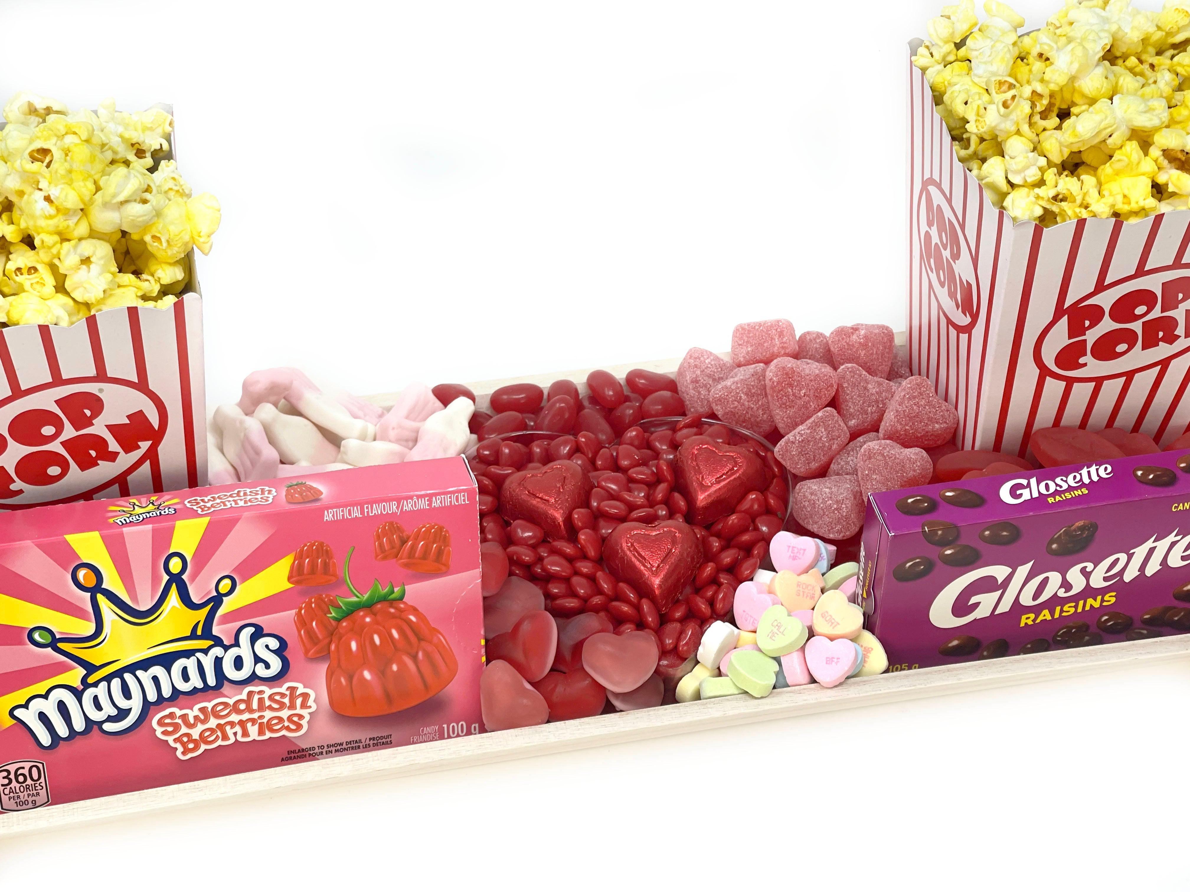 Valentine's Day Movie Night Tray-Charcuterie-Corporate Catering Toronto-Best Charcuterie-Catering Toronto-Cured Catering